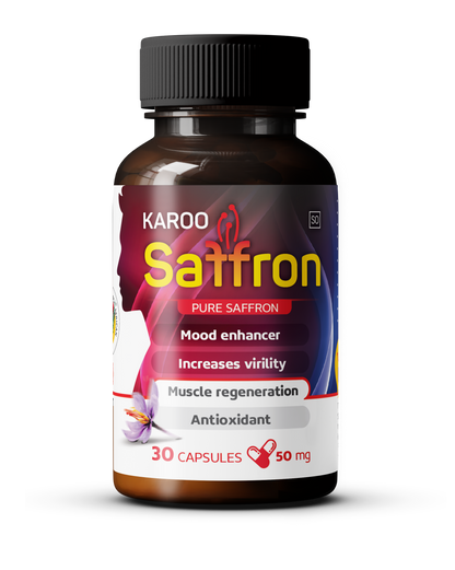 MALE: 30 capsules Pure saffron & Tongkat Ali