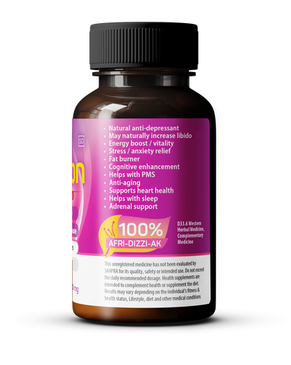 FEMALE: 30 capsules Pure saffron & Ashwagandha