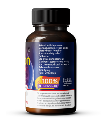 MALE: 30 capsules Pure saffron & Tongkat Ali
